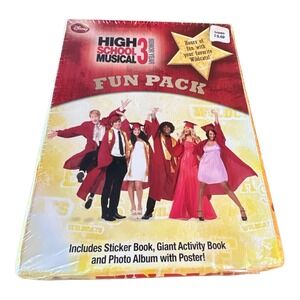 High School Musical 3 Senior Year Sticker Book Activity Photo Album Poster NOS